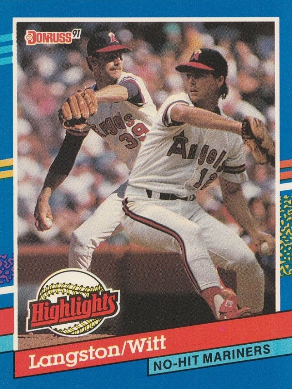 Langston/Witt Baseball Card
